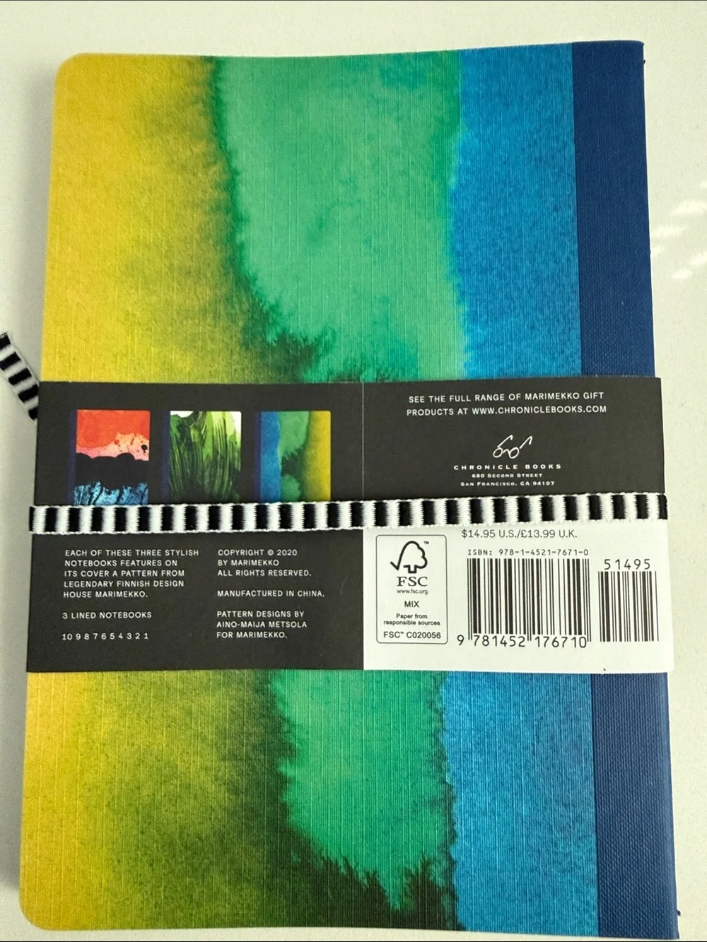3 Lined Notebooks